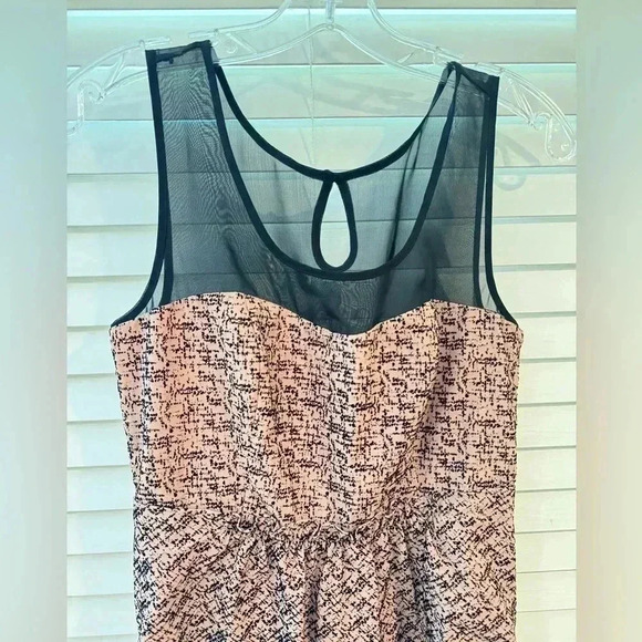 Anthropologie Moulinette‎ Soeurs Albertine Pink Velvet Flecked Dress Size 2 - Picture 2 of 6